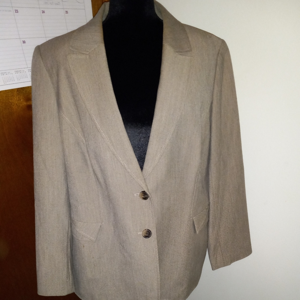 2pc Brownish Greyish Pant Suit